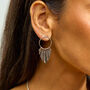 Egyptian Temple Earrings, thumbnail 2 of 6