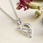 Sterling Silver Highland Triangle Necklace, thumbnail 2 of 3