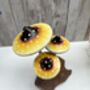 Psychedelic Yellow Amanita Mushroom Sculpture Small, thumbnail 5 of 12