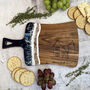 Personalised First Home Cheese Board | Custom Resin And Wood Serving Board With Your Photo | Housewarming Gift For Couples, thumbnail 1 of 5