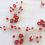 Red Crystal Hair Vine, thumbnail 2 of 5