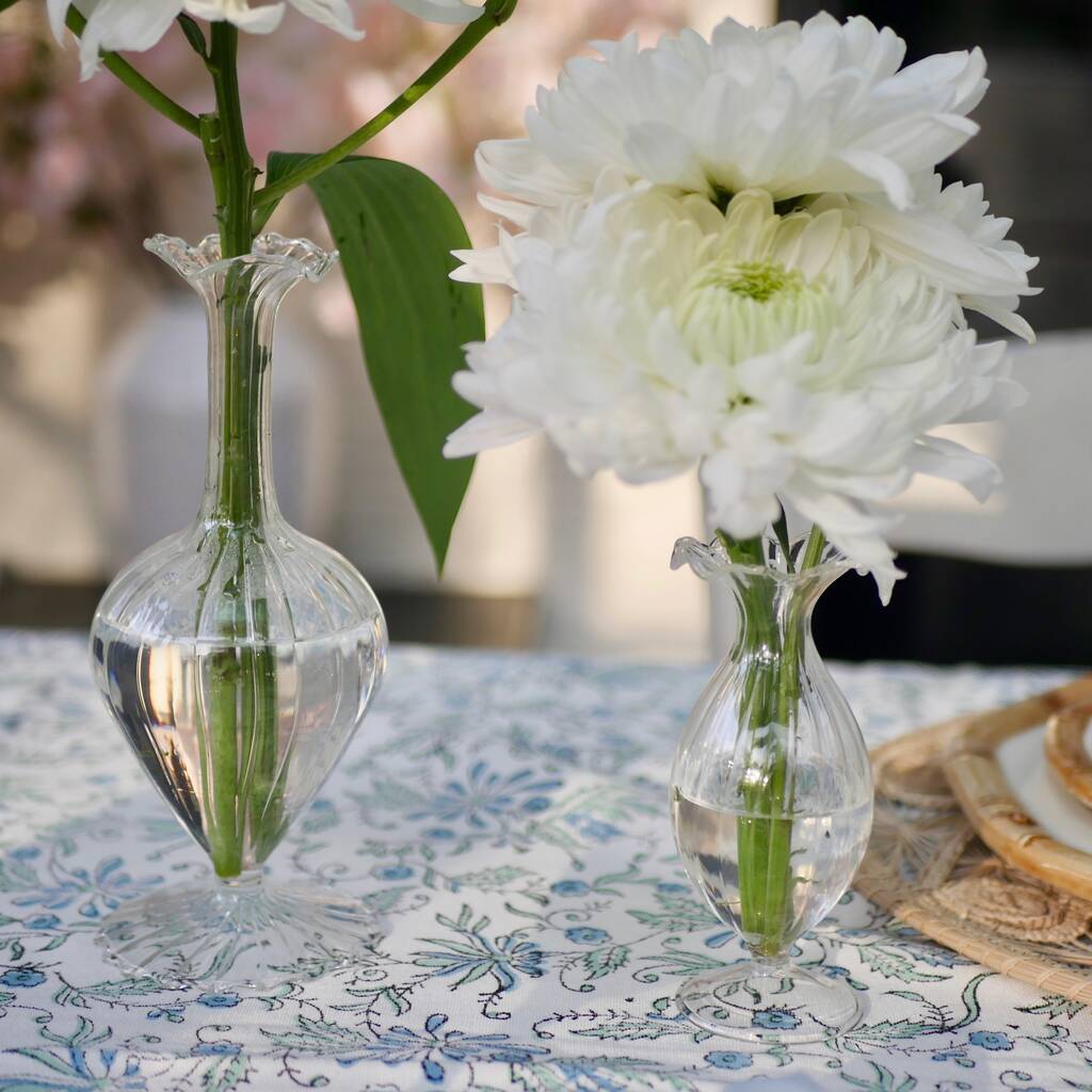 Fluted Glass Vases, 1 of 11
