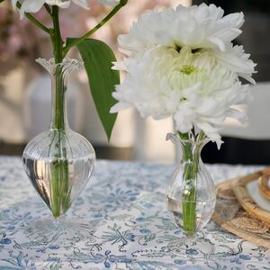 Fluted Glass Vase By Dress For Dinner Tablescapes