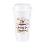 Personalised Floral Travel Mug, thumbnail 5 of 9