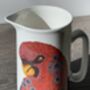 Red Lorry Parrot Illustrated Jug, thumbnail 1 of 2