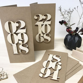 Personalised Birthday Date Card, 12 of 12
