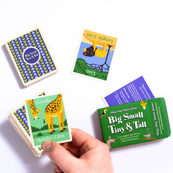 Big Small Tiny And Tall Card Game, 2 of 4