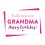 Birthday Card For Grandma, thumbnail 2 of 2