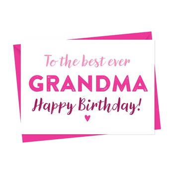 Birthday Card For Grandma, 2 of 2