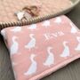 Personalised Knitted Duck Baby Blanket, thumbnail 1 of 9