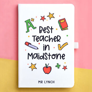 Personalised 'Best Teacher' Notebook, 2 of 3