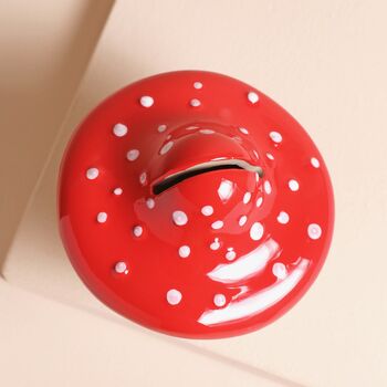 Ceramic Toadstool Money Box, 3 of 6