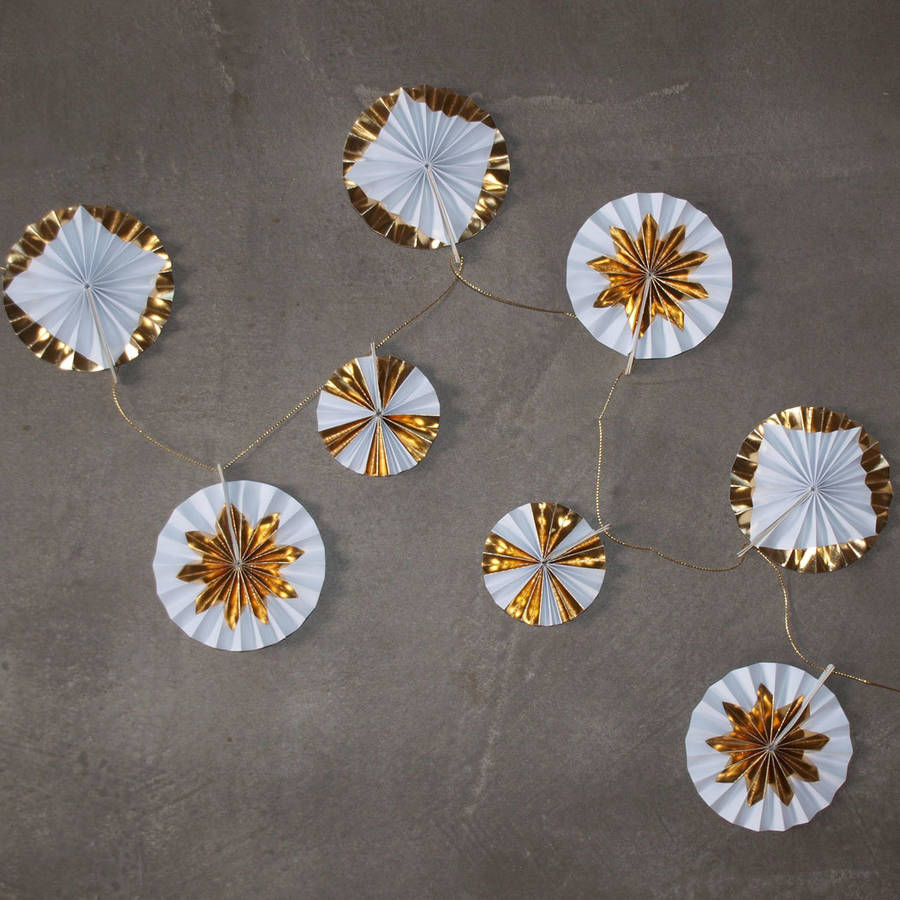 Gold Pinwheel Decorations By Idyll Home