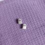 Tiny Ghost Polymer Clay Stud Earrings, thumbnail 1 of 2