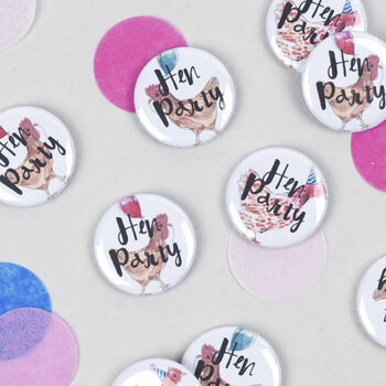 Party Hens Mini Hen Do Badges, 2 of 2