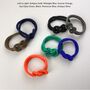Fair Trade Handmade Glass Bead Knot Tube Bracelet, thumbnail 1 of 12
