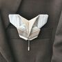 Memorial Lapel Pin, Memory Butterfly Made From Clothes, thumbnail 5 of 12
