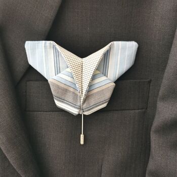 Memorial Lapel Pin, Memory Butterfly Made From Clothes, 5 of 12