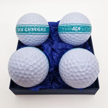 Personalised Golf Balls Set With Gift Box, 3 of 7