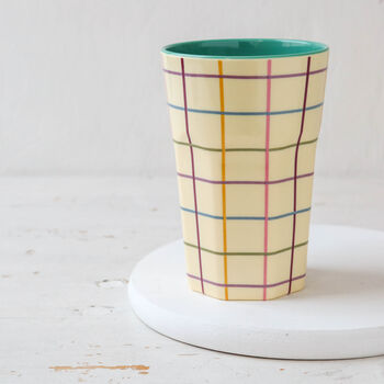 Tall Patterned Melamine Cup, 3 of 4