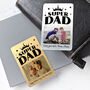 Personalised Metal Super Dad Wallet Card For Dad, thumbnail 1 of 5