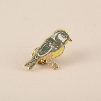 British Garden Bird Enamel Pin Badge, 3 of 5