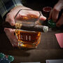 Personalised Handmade Whisky And Cigar Holder Glass, thumbnail 4 of 4