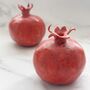 Handmade Ceramic Pomegranate, thumbnail 1 of 3