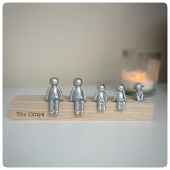 Personalised Our Family Ornament With Choice Of Figures, 11 of 11
