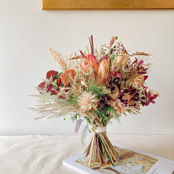 Dried Protea Banksia Bouquet Covent Garden, 5 of 5