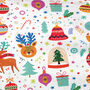 Scandi Christmas Gift Wrapping Paper Roll Or Folded, thumbnail 2 of 3