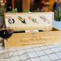 Personalised Four Piece Birthday Wine Bottle Gift Set, thumbnail 1 of 2