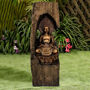 Secluded Buddha LED Garden Water Feature, thumbnail 1 of 5