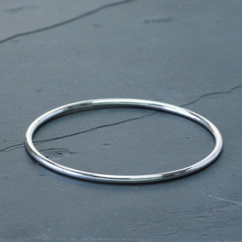 Simple Silver Bangle, 2 of 6