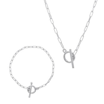 Toggle Chain Gift Set | Necklace And Bracelet, 6 of 10
