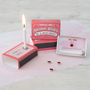 July Ruby Birthstone And Birthday Candle Gift, thumbnail 1 of 8