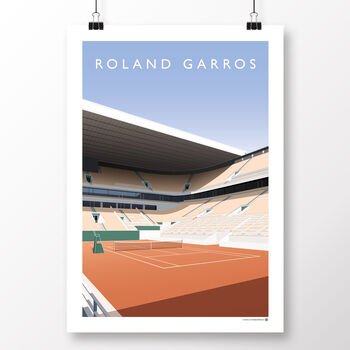 Roland Garros Tennis Poster, 2 of 6