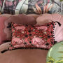 The Country Pig Coral Eco Friendly Rectangle Cushion, thumbnail 1 of 4