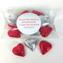 Personalised Favour With Foiled Chocolate Hearts, thumbnail 3 of 8