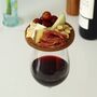 Personalised Wine Glass Charcuterie Toppers – Set Of Two, thumbnail 6 of 9