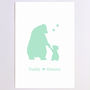 Personalised Bear And Cub Print, thumbnail 9 of 12