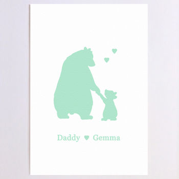 Personalised Bear And Cub Print, 9 of 12