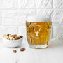 Personalised Stag Dimpled Beer Glass, thumbnail 1 of 5