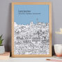 Personalised Leicester Print, thumbnail 8 of 11
