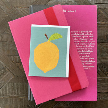 Mini Lemon Greetings Card, 5 of 5