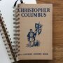 'Christopher Columbus' Upcycled Notebook, thumbnail 1 of 4