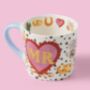 Couples Gold Foil Heart Mugs, thumbnail 3 of 5