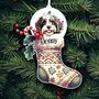 Personalised Havanese Christmas Stocking Bauble, thumbnail 2 of 2