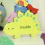 Personalised Wooden Dinosaur Stacker Toy, thumbnail 3 of 6