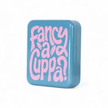 Tea Bag Travel Tin Pocket Tea Lover Gift Storage Box, 11 of 12